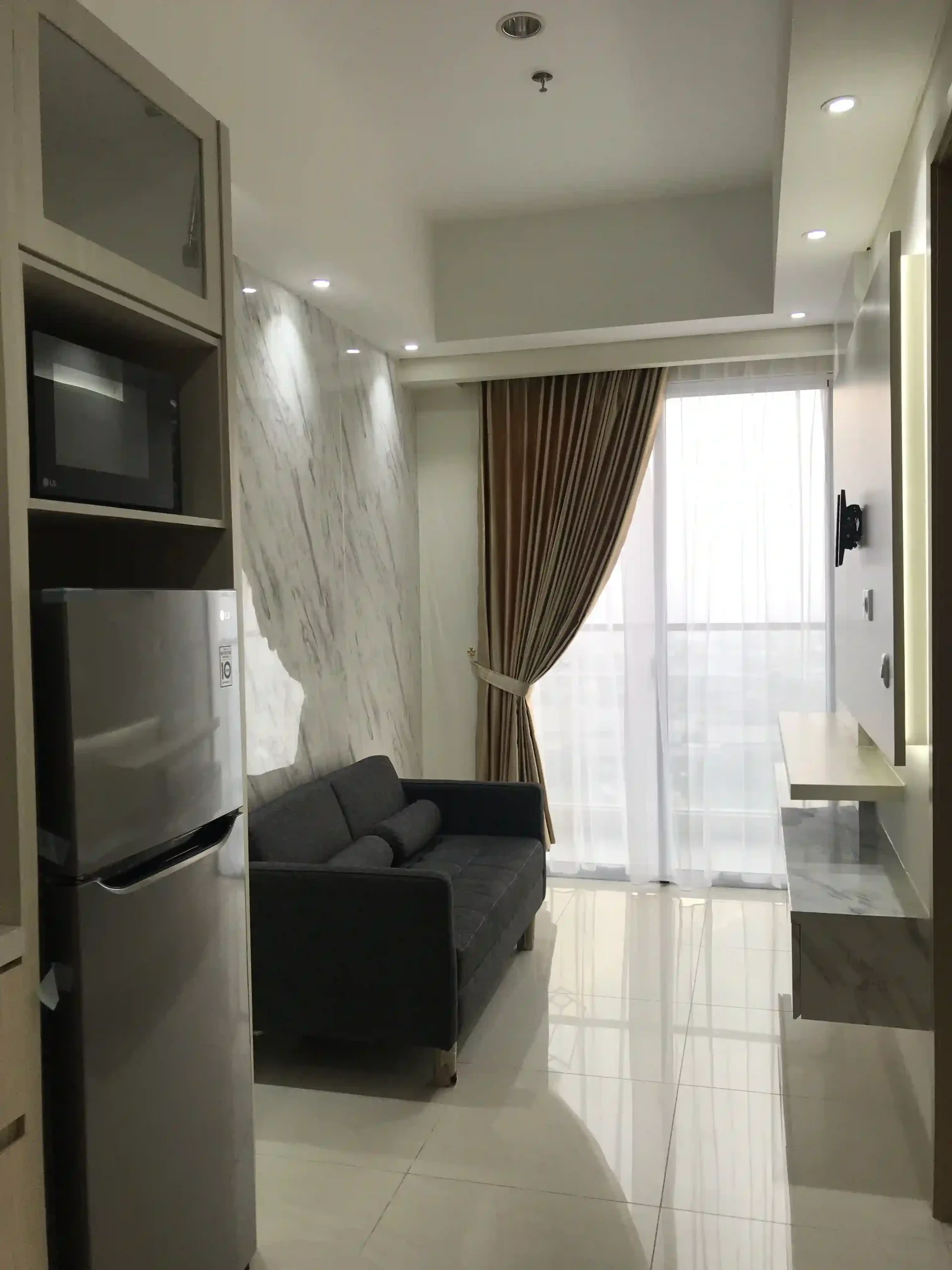 proyek interior sedayu suite apartemen 1