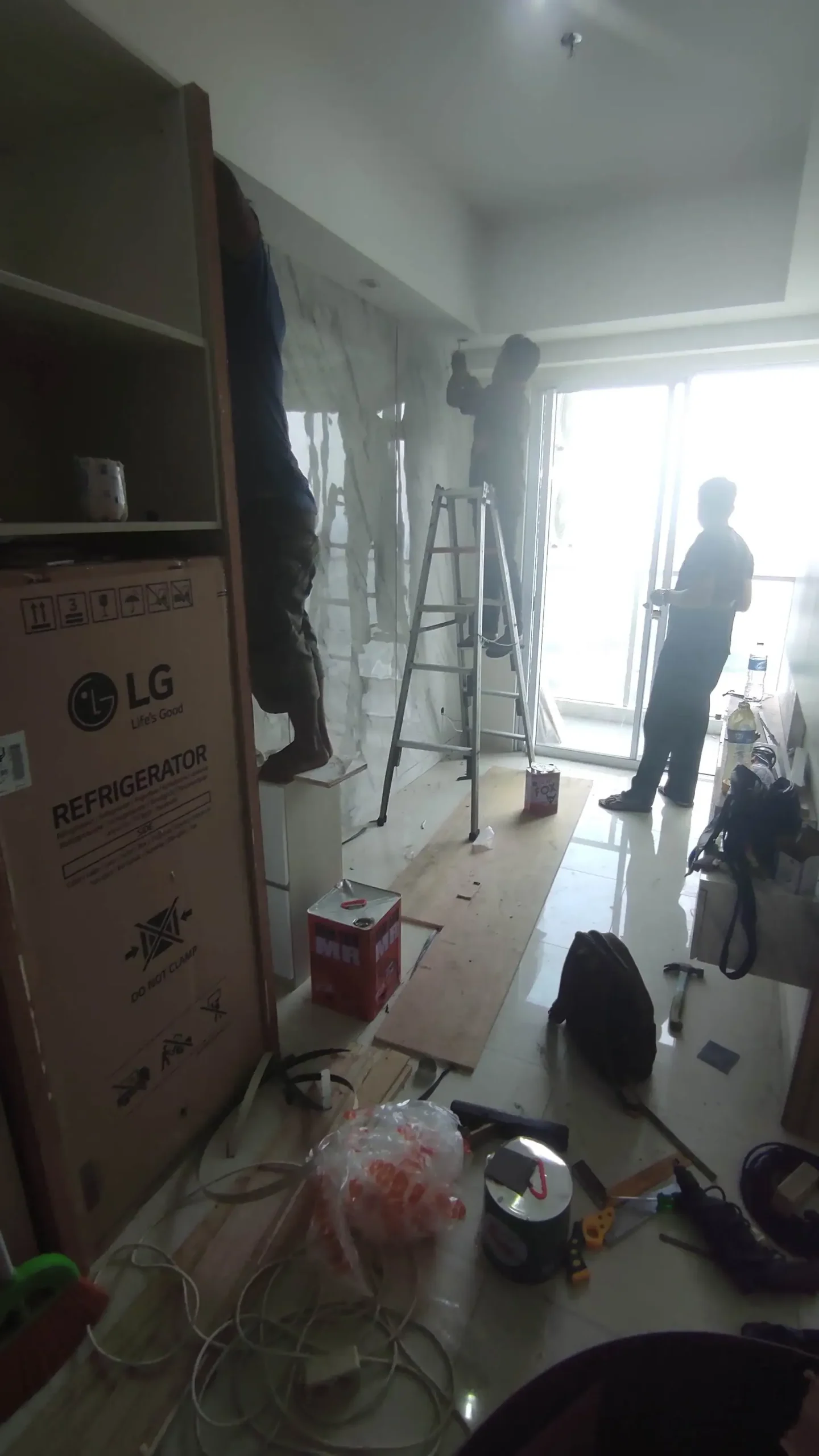 proyek interior sedayu suite apartemen 9